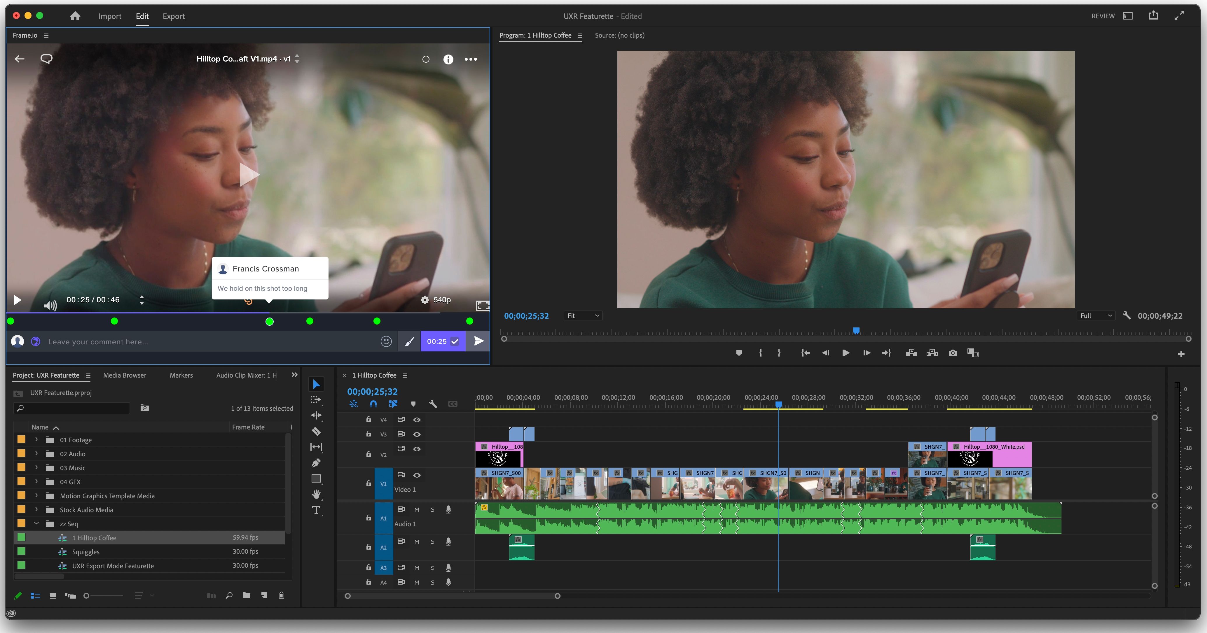 screenshot of Adobe Premiere Pro user interface